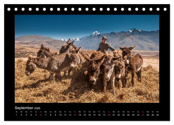 Produktbild: Peru, die Inkas und ihre Ahnen (Tischkalender 2026 DIN A5 quer), CALVENDO Monatskalender