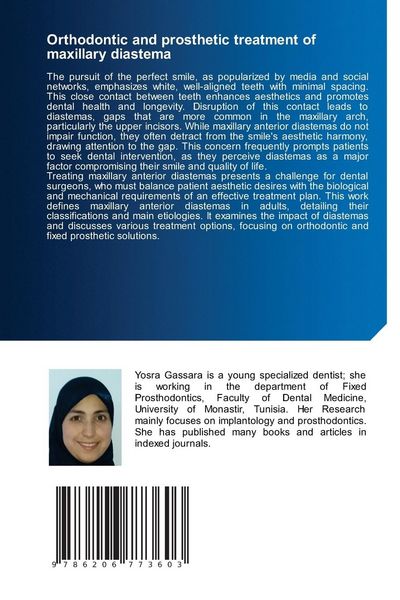 Produktbild: Orthodontic and prosthetic treatment of maxillary diastema