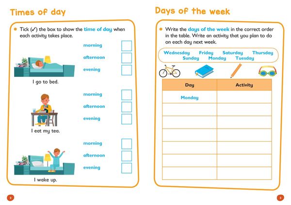 Produktbild: Telling the Time Wipe Clean Activity Book