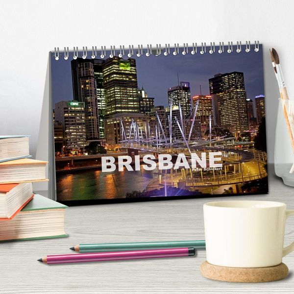 Produktbild: Brisbane (Tischkalender 2026 DIN A5 quer), CALVENDO Monatskalender