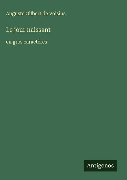 Produktbild: Le jour naissant