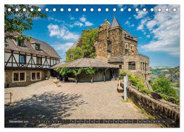 Produktbild: Oberwesel - Stadt der T&uuml;rme (Tischkalender 2026 DIN A5 quer), CALVENDO Monatskalender