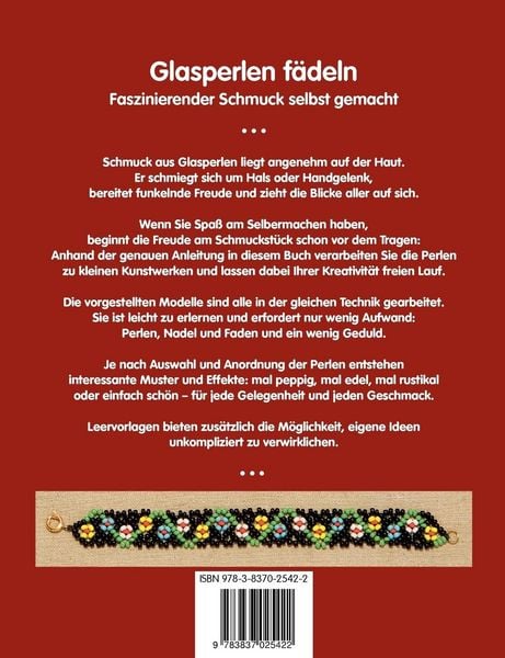 Produktbild: Glasperlen f&auml;deln
