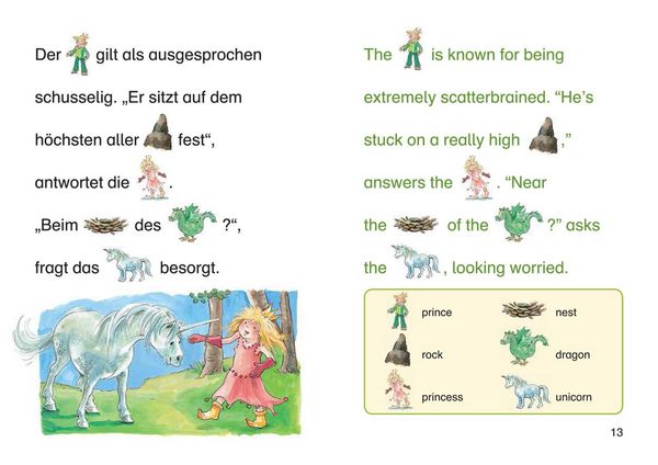 Produktbild: Bildermaus - Mit Bildern Englisch lernen- Geschichten vom kleinen Einhorn - Little Unicorn Stories