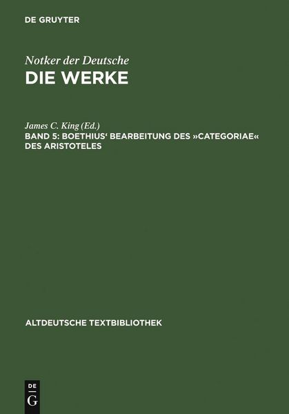Produktbild: Boethius' Bearbeitung des 'Categoriae' des Aristoteles