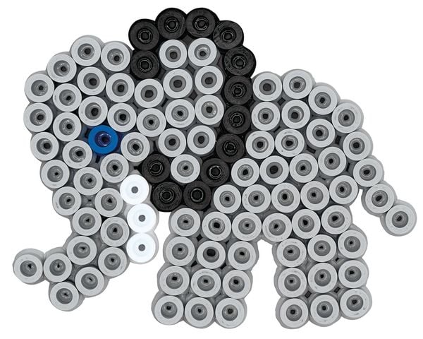 Produktbild: HAMA Box mit Perlen und Stiftplatten MAXI Wilde Tiere