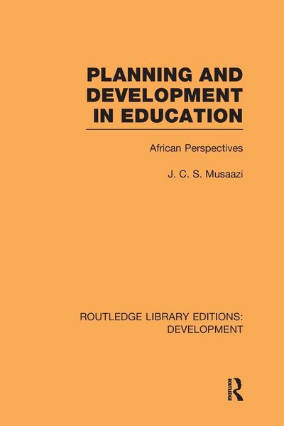 Produktbild: Planning and Development in Education