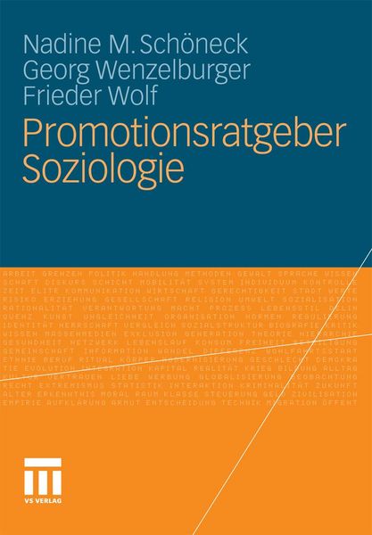 Produktbild: Promotionsratgeber Soziologie