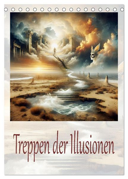 Produktbild: Treppen der Illusionen (Tischkalender 2026 DIN A5 hoch), CALVENDO Monatskalender