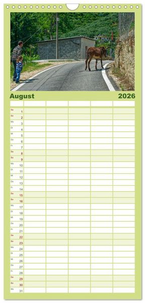 Produktbild: Familienplaner 2026 - Albanien. Eine Entdeckungsreise. mit 5 Spalten (Wandkalender, 21 x 45 cm) CALVENDO