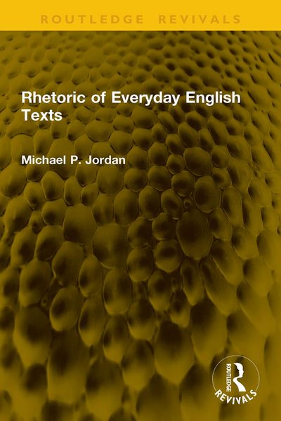 Produktbild: Rhetoric of Everyday English Texts