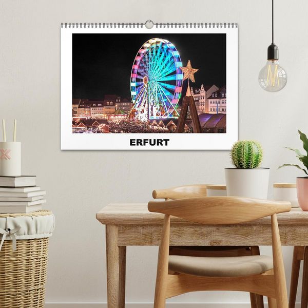Produktbild: Erfurt (Wandkalender 2026 DIN A3 quer), CALVENDO Monatskalender