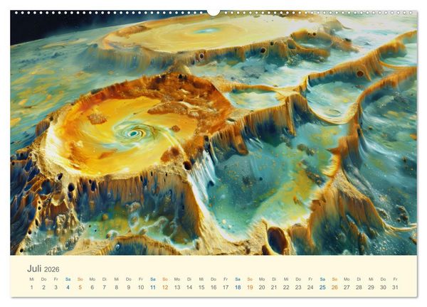 Produktbild: Nicht von diesem Planeten (hochwertiger Premium Wandkalender 2026 DIN A2 quer), Kunstdruck in Hochglanz