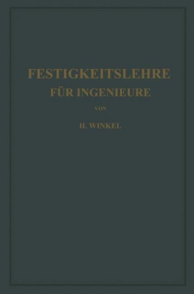Produktbild: Festigkeitslehre f&uuml;r Ingenieure