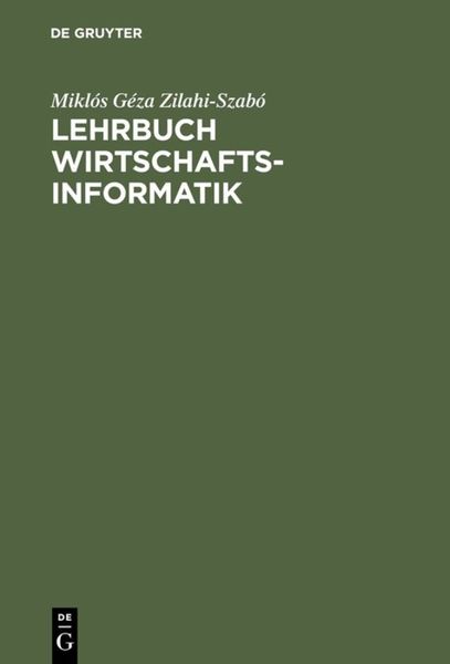 Lehrbuch Wirtschaftsinformatik