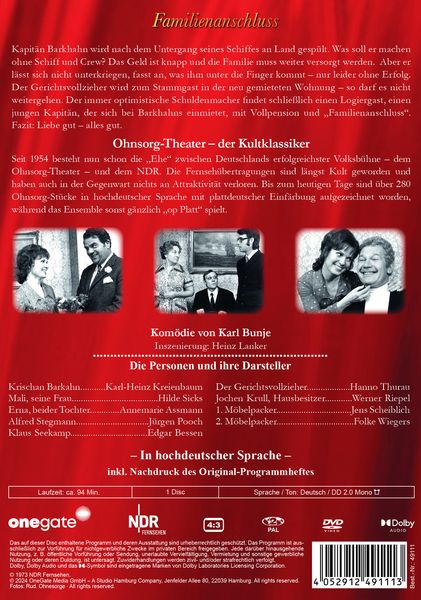 Produktbild: Ohnsorg-Theater Klassiker: Familienanschluss