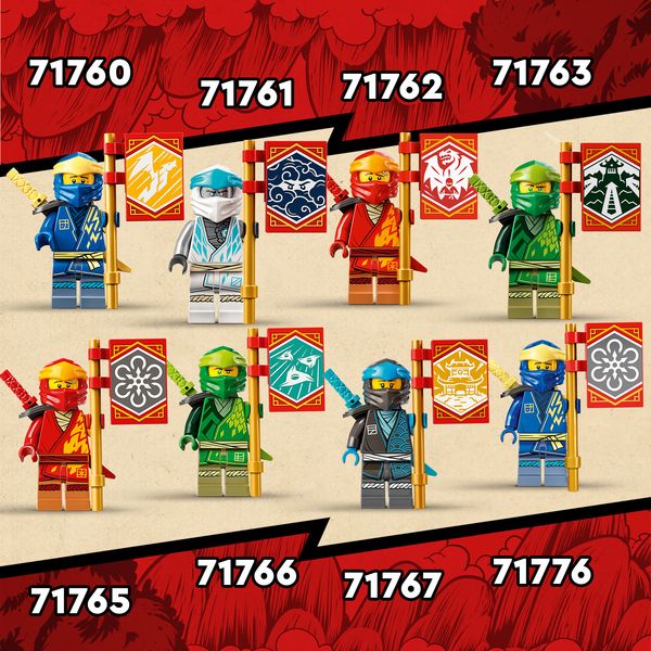 LEGO NINJAGO 71760 Jays Donnerdrache EVO, Drachen Spielzeug ab 6 Jahren