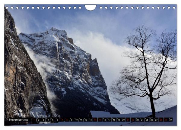 Produktbild: Eiger, M&ouml;nch und Jungfrau 2026 (Wandkalender 2026 DIN A4 quer), CALVENDO Monatskalender