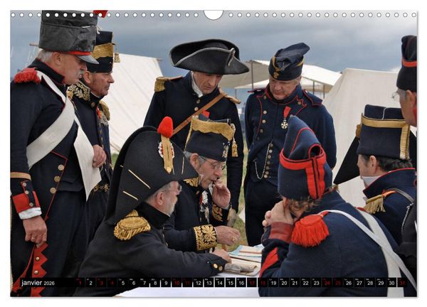 Produktbild: Waterloo - Juin 1815: la derni&egrave;re carte de Napol&eacute;on (Calendrier mural 2026 DIN A3 vertical), CALVENDO calendrier mensuel
