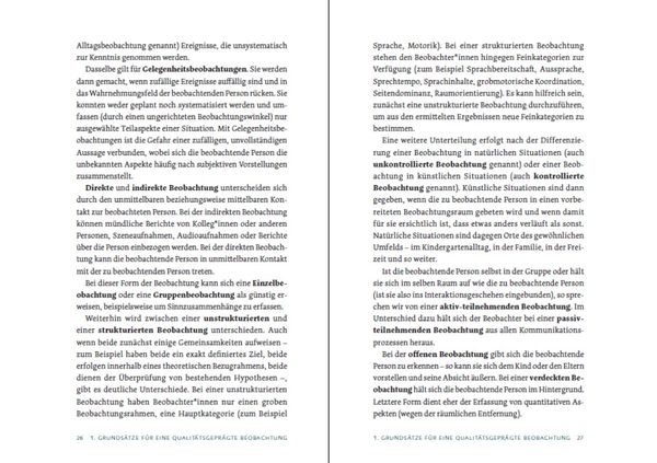 Produktbild: Beobachtung und Entwicklungsdokumentation