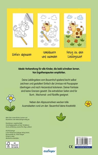 Produktbild: Malen mit Pauspapier: Auf dem Bauernhof