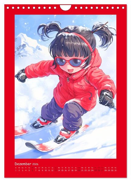 Produktbild: Anime Kids. Outdoor Kinderspa&szlig; und Sport (Wandkalender 2026 DIN A4 hoch), CALVENDO Monatskalender
