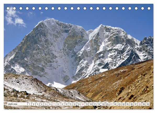 Produktbild: Traumtrekking in NEPAL (Tischkalender 2026 DIN A5 quer), CALVENDO Monatskalender
