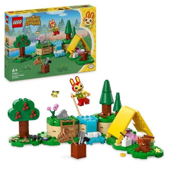 LEGO Animal Crossing 77047 Mimmis Outdoor-Spaß kreatives Set mit Spielzeug-Hase