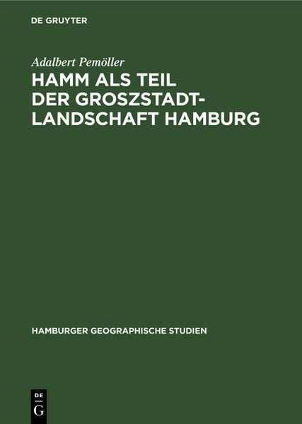 Produktbild: Hamm als Teil der Groszstadtlandschaft Hamburg