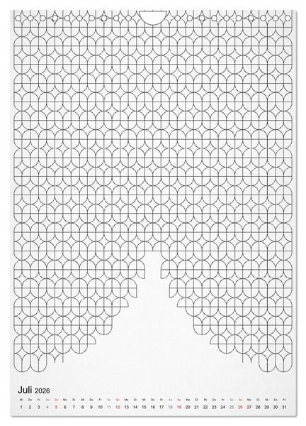 Produktbild: Geometric Graphik Art (Wandkalender 2026 DIN A4 hoch), CALVENDO Monatskalender