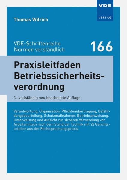 Produktbild: Praxisleitfaden Betriebssicherheitsverordnung