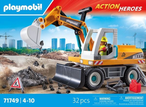 Produktbild: Playmobil&reg; 71749 Gro&szlig;er Bagger