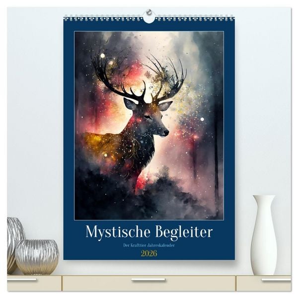 Produktbild: Mystische Begleiter (hochwertiger Premium Wandkalender 2026 DIN A2 hoch), Kunstdruck in Hochglanz