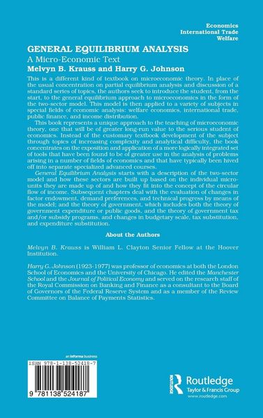 Produktbild: General Equilibrium Analysis
