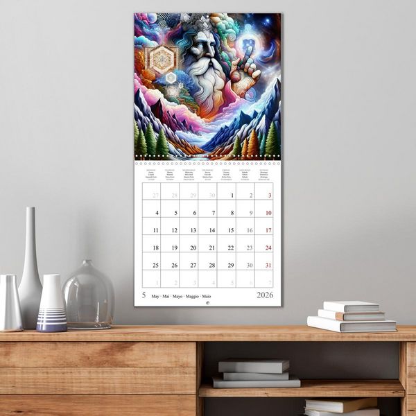 Produktbild: Sp&eacute;cialistes spirituels (Calendrier mural carr&eacute; 2026 30x30 cm) Calendrier double avec une page pour vos prises de notes