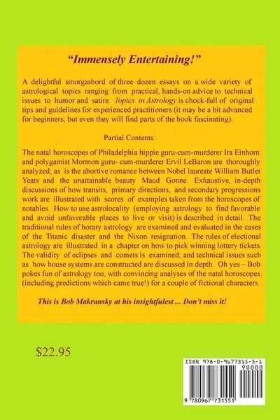 Produktbild: Topics in Astrology