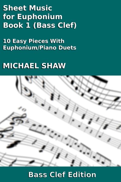 Produktbild: Sheet Music for Euphonium - Book 1 (Bass Clef)