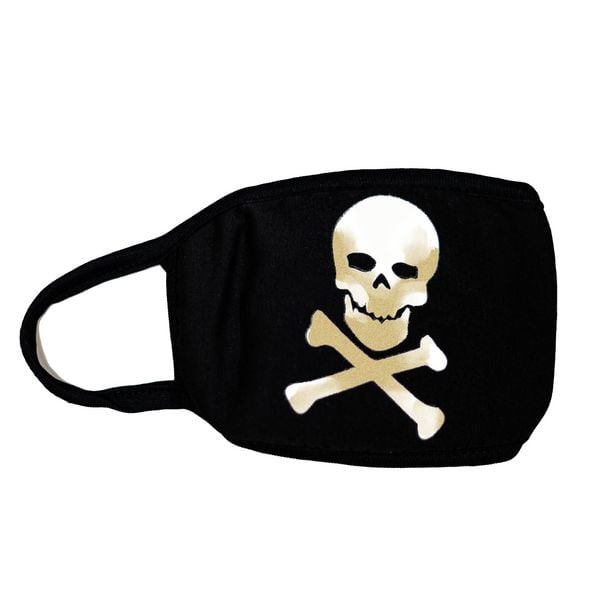 Produktbild: HTI-Line Mund-Nasen-Bedeckung Crazy Skull Mund-Nasen-Bedeckung Crazy Skull