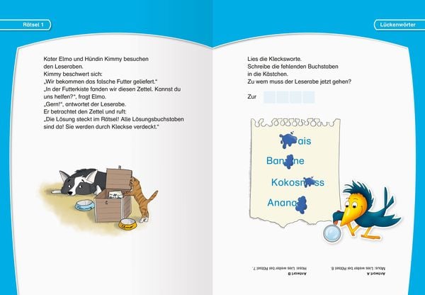 Produktbild: Leserabe Rätselspaß - Krimirätsel zum Lesenlernen (2. Lesestufe)