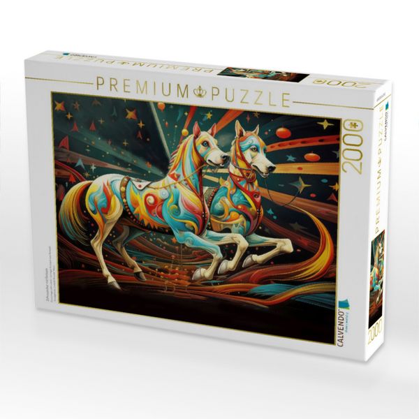 Produktbild: CALVENDO Puzzle Zirkuszauber mit Fantasie | 2000 Teile Lege-Gr&ouml;&szlig;e 90x67cm Foto-Puzzle f&uuml;r gl&uuml;ckliche Stunden