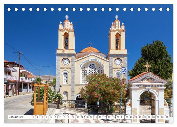 Produktbild: Rhodos und Symi, Perlen in der &Auml;gis (Tischkalender 2026 DIN A5 quer), CALVENDO Monatskalender