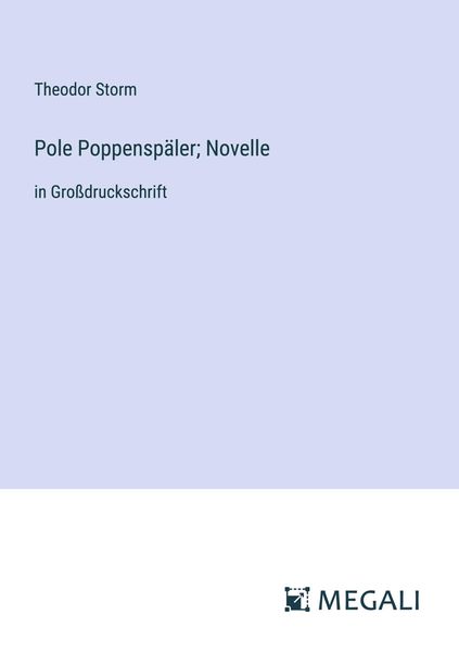 Produktbild: Pole Poppenspäler; Novelle