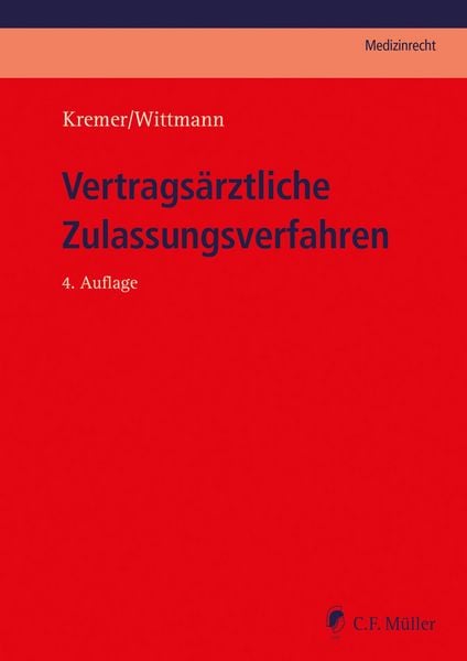 Produktbild: Vertrags&auml;rztliche Zulassungsverfahren, eBook