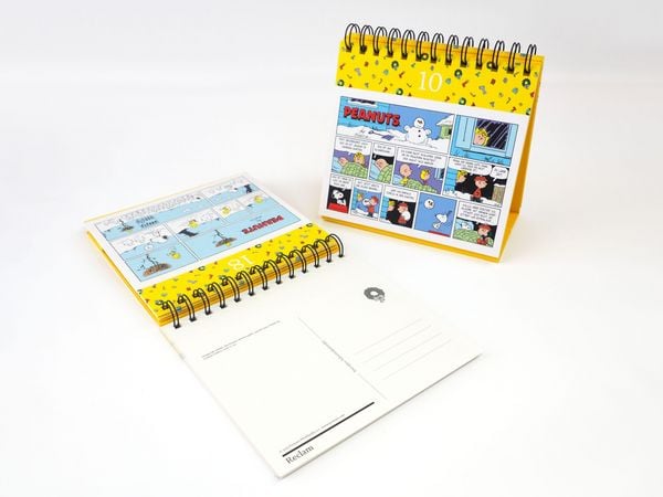 Produktbild: Snoopys Adventskalender. 24 Postkarten f&uuml;r die Weihnachtszeit (Advents-Postkartenaufsteller)