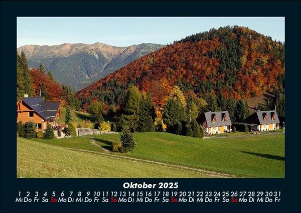 Produktbild: Landschaftskalender 2025 Fotokalender DIN A5