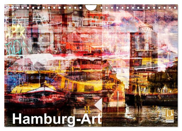 Produktbild: Hamburg-Art (Wandkalender 2026 DIN A4 quer), CALVENDO Monatskalender