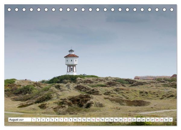 Produktbild: Langeoog - Momente einer Reise (Tischkalender 2027 DIN A5 quer), CALVENDO Monatskalender