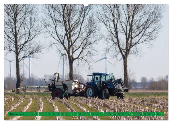 Produktbild: Landwirtschaft - Maschinen im Einsatz (hochwertiger Premium Wandkalender 2026 DIN A2 quer), Kunstdruck in Hochglanz