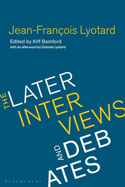 Produktbild: Jean-Francois Lyotard