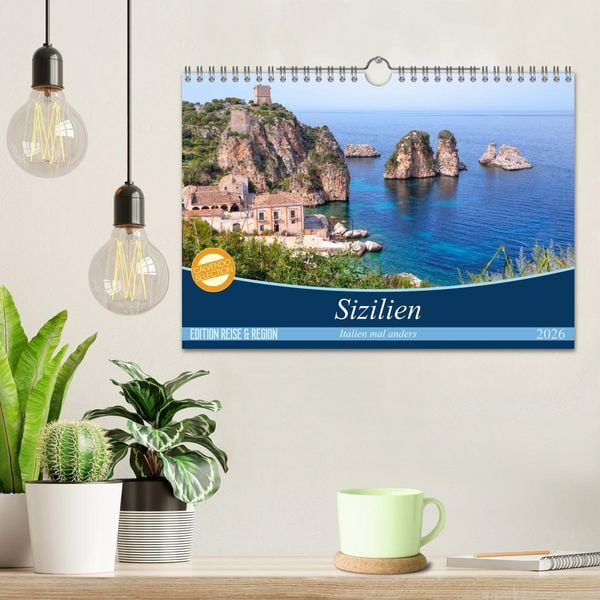 Produktbild: Sizilien - Italien mal anders (Wandkalender 2026 DIN A4 quer), CALVENDO Monatskalender